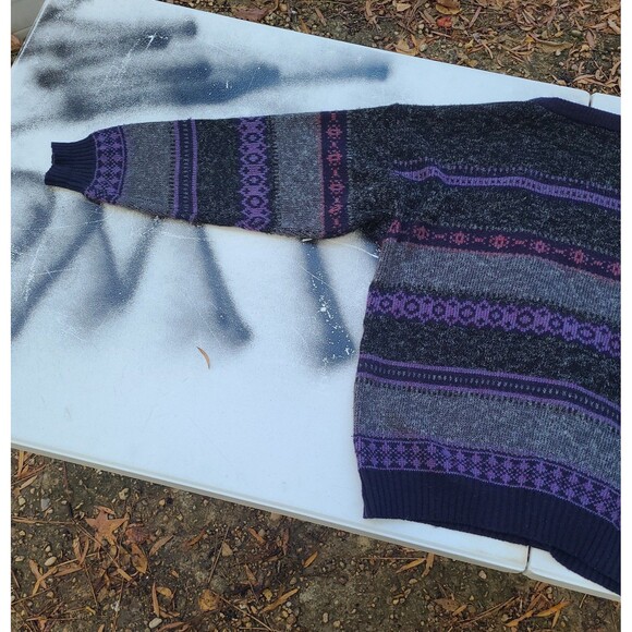 Vtg Zeppelin Button up Cardigan Sweater - Picture 5 of 9